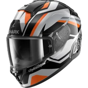 Casque Shark X TLD Ridill 2 Apex Argent Noir Orange - Casque Intégral
